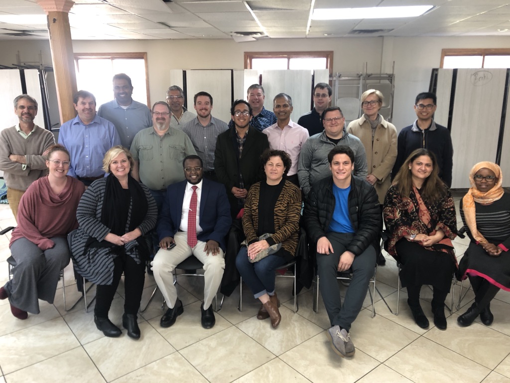 UNADJUSTEDNONRAW_thumb_f4b Eli Lilly team receiving religious diversity training on Islam at Masjid Al-Fajr, pictured with Imam Ahmed Alamine